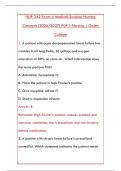 NUR 242 EXAM 4 &ndash; 200 MEDICAL-SURGICAL NURSING PRACTICE QUESTIONS WITH DETAILED RATIONALES&NewLine;&NewLine;
