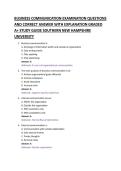 BUSINESS COMMUNICATION EXAMINATION QUESTIONS &NewLine;AND CORRECT ANSWER WITH EXPLANATION GRADED &NewLine;A&plus; STUDY GUIDE