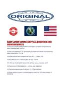 CLEET LATEST EXAMS SCRIPT ALL QUESTIONS AND ANSWERS SURE