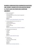 BUSINESS COMMUNICATION EXAMINATION QUESTIONS &NewLine;AND CORRECT ANSWER WITH EXPLANATION GRADED &NewLine;A&plus; STUDY GUIDE 