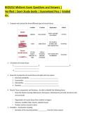 BIOS252 Midterm Exam Questions and Answers &vert;&NewLine;Verified &vert; Exam Study Guide &vert; Guaranteed Pass &vert; Graded&NewLine;A&plus;&period;