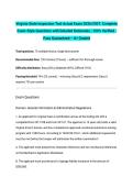 Virginia State Inspection Test Actual Exam 2026&sol;2027&colon; Complete Exam-Style Questions with Detailed Rationales &vert; 100&percnt; Verified &vert; Pass Guaranteed &ndash; A&plus; Graded