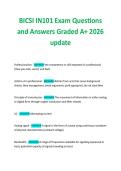 BICSI IN101 Exam Questions and Answers Graded A&plus; 2026 update 