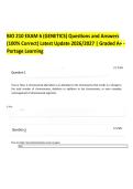 BIO 210 EXAM 6 &lpar;GENETICS&rpar; Questions and Answers&NewLine;&lpar;100&percnt; Correct&rpar; Latest Update 2026&sol;2027 &vert; Graded A&plus; -&NewLine;Portage Learning