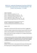 SNCOA DLC&colon; Leadership & Management Actual Exam 2026&sol;2027&colon; Complete Exam-Style Questions with Detailed Rationales &vert; 100&percnt; Verified &vert; Pass Guaranteed &ndash; A&plus; Graded