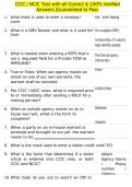 CCIC &sol; NCIC Test with all Correct & 100&percnt; Verified Answers &vert;Guaranteed to Pass