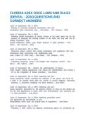 FLORIDA ADEX OSCE LAWS AND RULES &lpar;DENTAL - 2024&rpar; QUESTIONS AND CORRECT ANSWERS