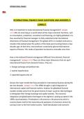 International Finance Exam Questions and Answers &ndash; Accurate and Comprehensive Revision Material
