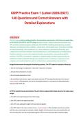 CDIP Practice Exam 1 &lpar;2026&sol;2027&rpar; &ndash; 140 Questions and Correct Answers with Detailed Explanations