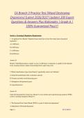 CA Branch 3 Practice Test &lpar;Wood Destroying Organisms&rpar; &lpar;Latest 2026&sol;2027 Update&rpar; 200 Expert Questions & Answers Plus Rationales &vert; Grade A &vert; 100&percnt; Guaranteed Pass&excl;&excl;&excl;