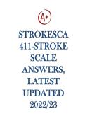 STROKESCA411-STROKESCALEANSWERS&comma;LATEST &NewLine;UPDATED2022&sol;23