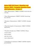 Galen NUR 210 Exam 1 Question and&NewLine;Answer 2026 &vert; Complete Question Bank&NewLine;with Rationales &vert; Grade A&plus;