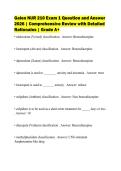 Galen NUR 210 Exam 1 Question and Answer&NewLine;2026 &vert; Comprehensive Review with Detailed&NewLine;Rationales &vert; Grade A&plus;
