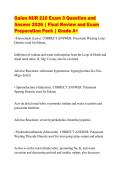 Galen NUR 210 Exam 3 Question and&NewLine;Answer 2026 &vert; Final Review and Exam&NewLine;Preparation Pack &vert; Grade A&plus;&NewLine;