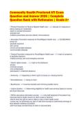 Community Health Proctored ATI Exam&NewLine;Question and Answer 2026 &vert; Complete&NewLine;Question Bank with Rationales &vert; Grade A&plus;