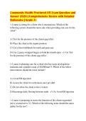 Community Health Proctored ATI Exam Question and&NewLine;Answer 2026 &vert; Comprehensive Review with Detailed&NewLine;Rationales &vert; Grade A&plus;