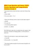 MRSO Exam Question and Answer 2026 &vert;&NewLine;Practice Questions and Comprehensive&NewLine;Solutions &vert; Grade A&plus;