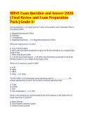 MRSO Exam Question and Answer 2026&NewLine;&vert; Final Review and Exam Preparation&NewLine;Pack &vert; Grade A&plus;