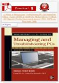A&plus; Guide to Managing and Troubleshooting PCs Lab Manual 4th Edition &lpar;Michael Meyers&rpar; &ndash; Chapter Summaries&comma; Lab Notes & Practice Review Guide &lpar;220-801 & 220-802&rpar;