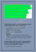WGU C808 OBJECTIVE ASSESSMENT FINAL NEWEST 2026 ACTUAL EXAM -PREP WITH COMPLETE 100 REAL EXAM QUESTIONS AND CORRECT VERIFIED ANSWERS&sol; ALREADY GRADED A&plus; &lpar;MOST RECENT&excl;&excl;&rpar;