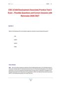 CDA Practice Test 2 2026&sol;2027 &ndash; Child Development Associate Exam Possible Questions&comma; Correct Answers&comma; and Rationales