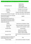 UTA Microbiology Exam 3 Test Questions and Answers Graded A&plus;
