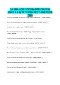 CA BRANCH 2 OPERATOR COURSE &NewLine;&lpar;QUIZ 3 & 4&rpar; WITH CORRECT ANSWERS &NewLine;2026 