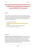 CDA Practice Test 1 2026&sol;2027 &ndash; Child Development Associate Certification Exam Study Questions and Revised Answers