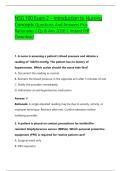 NSG 100 Exam 2 &ndash; Introduction to Nursing &NewLine;Concepts Questions And Answers Plus &NewLine;Rationales &vert; Qs & Ans 2026 &vert; Instant Pdf &NewLine;Download