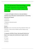 NU 578 Advanced Pharmacology &ndash; Units &NewLine;1&ndash;5 Exam Questions And Answers Plus &NewLine;Rationales &vert; Qs & Ans 2026 &vert; Instant Pdf &NewLine;Download 