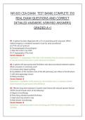 NR 603 CEA EXAM  TEST BANK&vert; COMPLETE 350 REAL EXAM QUESTIONS AND CORRECT DETAILED ANSWERS &lpar;VERIFIED ANSWERS&rpar; GRADED A&plus;&vert;