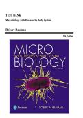 Test Bank - Microbiology with Diseases by Body System &lpar;5th Edition by Bauman&rpar;