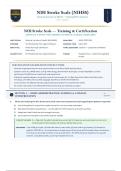 NIH Stroke Scale Training & Certification Exam &lpar;Latest 2026&sol;2027 Update&rpar; &vert; Complete Study Guide with  Verified Q&A Across All Test Groups A-F &vert; A&plus; Grade &vert; National Institutes of Health