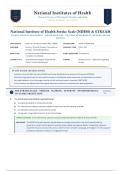 National Institute of Health Stroke Scale &lpar;Latest 2026&sol;2027 Update&rpar; &vert; Complete NIHSS Certification Study Guide with  Q&A &vert; All Test Groups A-F &lpar;Patients 1-6&rpar; and Administration Guidelines &vert; A&plus; Grade