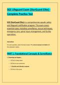 SGE Lifeguard Exam &lpar;StarGuard Elite&rpar; - &NewLine;Complete Practice Test