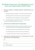 NSG 500 Quiz &num;2 Practice Test&colon; &vert; 149 Verified Questions&comma; Correct Answers&comma; and Complete Solutions &vert; 2026&sol;2027 Update