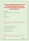 NURS 681 Exam 2026 Expert Questions & Correct Answers with Detailed Rationales by Alex R&period; Kasyan &vert; NURS 681 Complete Latest Fall 2025&sol;26 &ndash; West Coast University