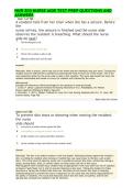 NUR 303 Nurse Aide Test Prep Questions and Answers 2025&ndash;2026 &vert; CNA Certification Exam Study Guide &vert; Long-Term Care&comma; Resident Rights & Patient Safety Review &vert; A&plus; Verified
