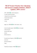 NR 327 Exam 1 Practice Test &vert; Questions and Answers complete Solutions &vert; 2026&sol;27 Updates &vert; 100&percnt; correct