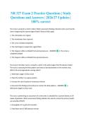 NR 327 Exam 2 Practice Questions &vert; Study Questions and Answers &vert; 2026&sol;27 Updates &vert; 100&percnt; correct