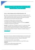 HESI RN ADVANCED PATHOPHYSIOLOGY EXAM 2026&sol;2027 &vert; Actual Exam 160 Questions with Correct Detailed Answers &vert; Already Graded A&plus; &vert; Pass Guaranteed&NewLine;&NewLine;