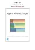 Test Bank for Applied Behavior Analysis&comma; 3rd edition by John O&period; Cooper&comma; Chapter 1-31 &vert; All Chapters