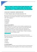 NURS 611 EXAM 1 PATHO ACTUAL EXAM 2026&sol;2027 &vert; Test Bank Newest Version &vert; Complete Q&A with Rationales &vert; Already Graded A&plus; &vert; Maryville University &vert; Pass Guaranteed&NewLine;&NewLine;