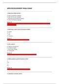 WEB DEVELOPMENT FINAL EXAM 