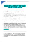 RASMUSSEN MENTAL HEALTH FINAL EXAM 2026&sol;2027 &vert; Latest Real Exam &vert; All 75 Questions & Correct Answers &vert; A Grade &vert; Pass Guaranteed - A&plus; Graded&NewLine;&NewLine;