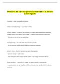 PNB 2264 - FC 6 Exam&ndash;Questions with CORRECT Answers &NewLine;&lpar;Latest Update&rpar; 
