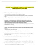 PNB 2264 - Unit 13 Endocrine System Part 1 Exam Questions with &NewLine;CORRECT Answers &lpar;Latest Update&rpar; 