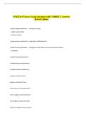 PNB 2264 Tissues Exam Questions with CORRECT Answers &NewLine;&lpar;Latest Update&rpar; 