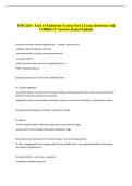 PNB 2264 - Unit 14 Endocrine System Part 2 Exam Questions with &NewLine;CORRECT Answers &lpar;Latest Update&rpar; 