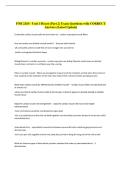 PNB 2265 - Unit 3 Heart &lpar;Part 2&rpar; Exam Questions with CORRECT &NewLine;Answers &lpar;Latest Update&rpar; 